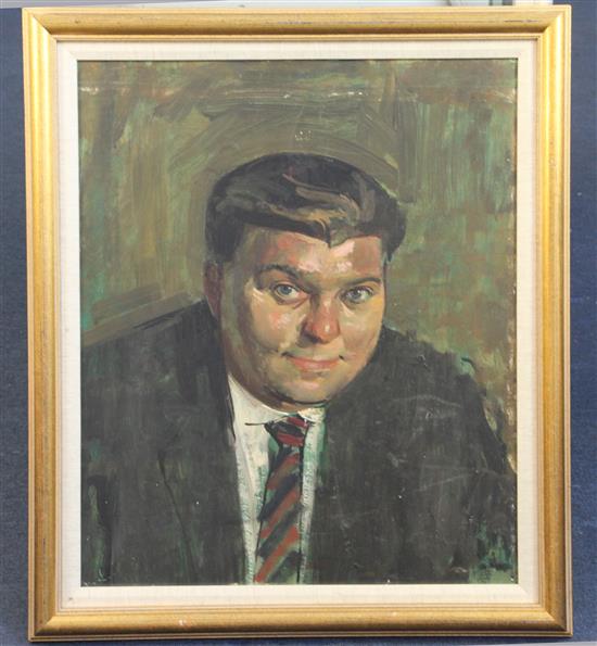 Ruskin Spear (1911-1990) Portrait of Derek Cliffe 24 x 20in.